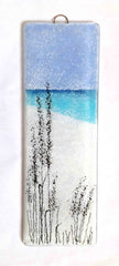 Fused glass wall art