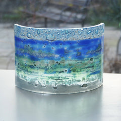 Fused Glass Candle Screens