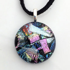 Fused glass necklaces