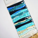 Fused glass art - seascape - Fired Creations