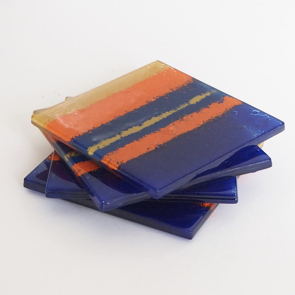 Coasters - Mexico Fused Glass Drinks Coasters